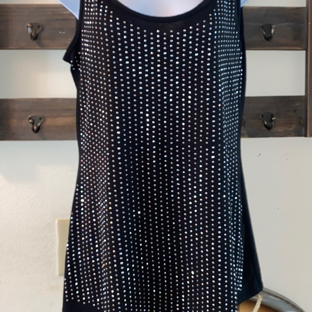 Girls Night Out Crystal Embellished Top
